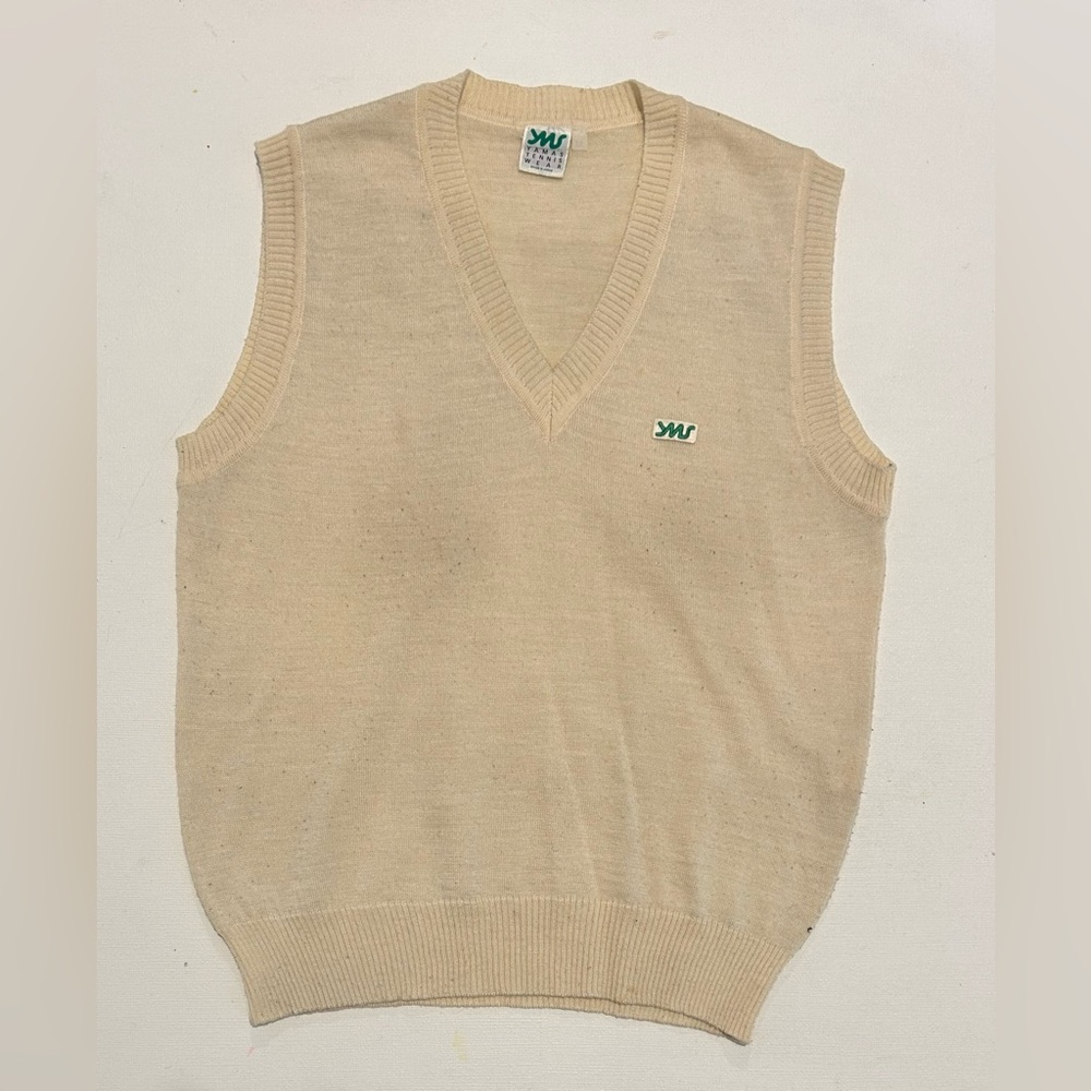 Yamas Tennis Wear, Yellow Unisex Medium Vest